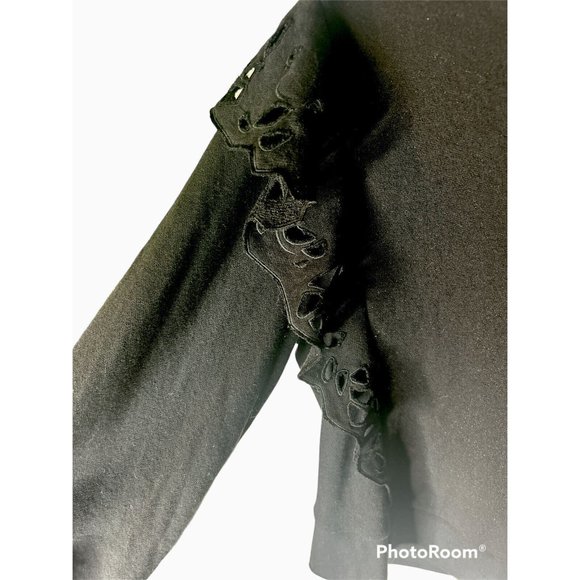 Joie Phyllida Sweater Black Size Large Sweatshirt $178 NEW W/TAGS - Picture 8 of 8